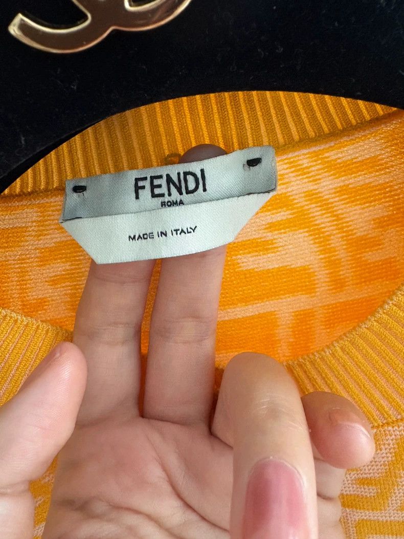 Fendi FENDI Double F full logo sweater Size XS / US 0-2 / IT 36-38 - 6 Thumbnail