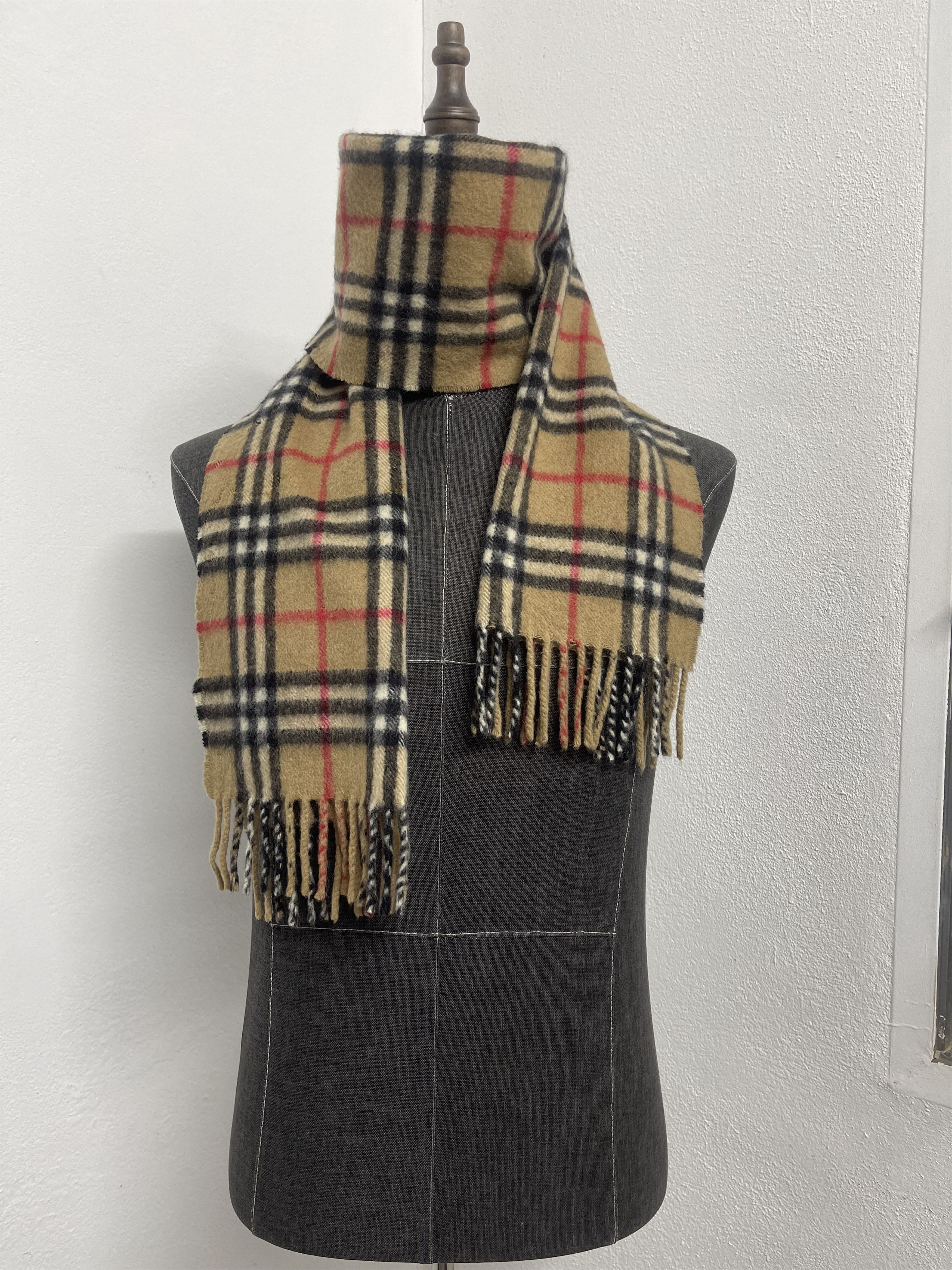 Burberry Vintage Burberrys Nova Checkered Muffler Scarf - 6230 Size ONE SIZE - 2 Thumbnail