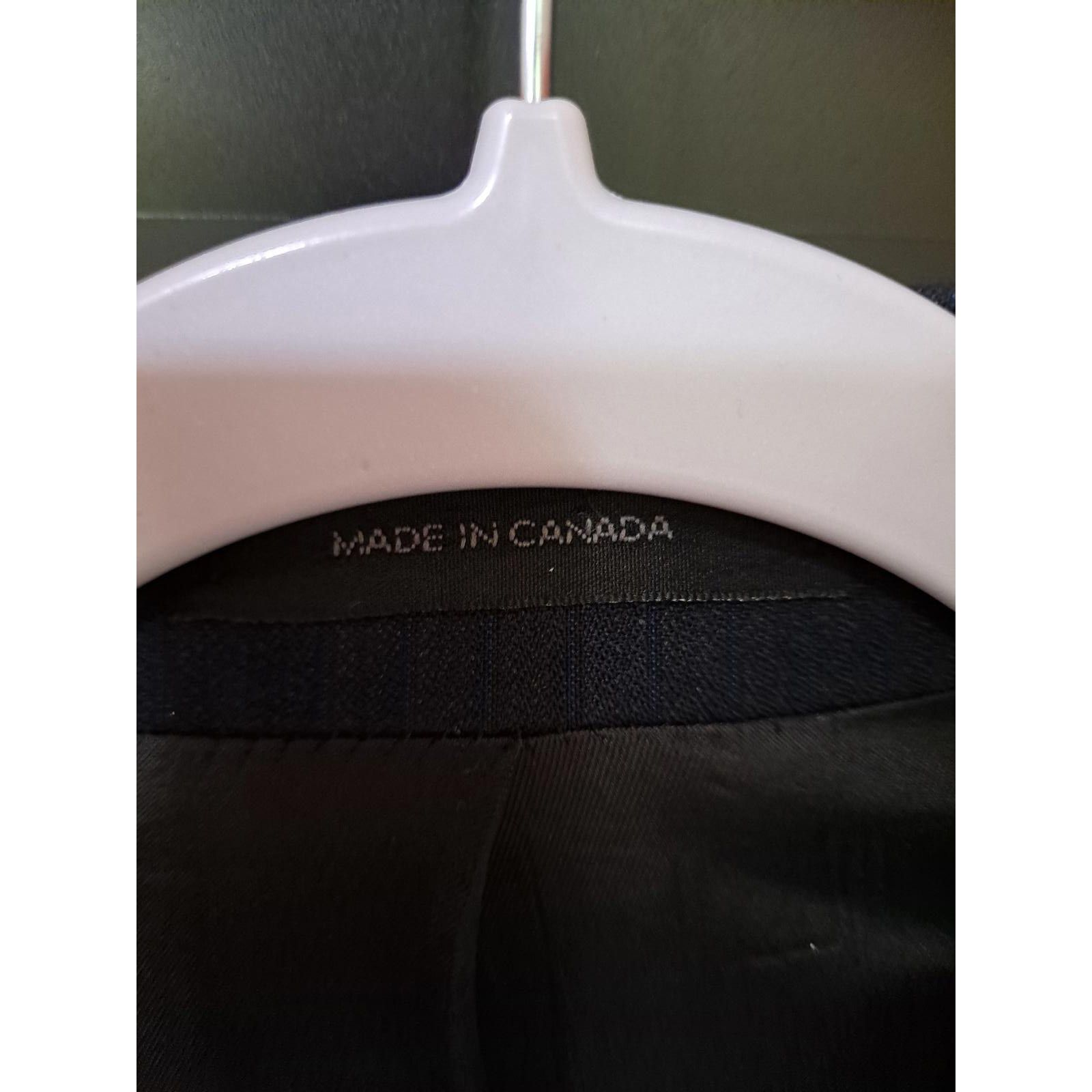 DKNY DKNY Navy Blue Suit Jacket Made in Canada Size 42L Size 42R - 2 Thumbnail