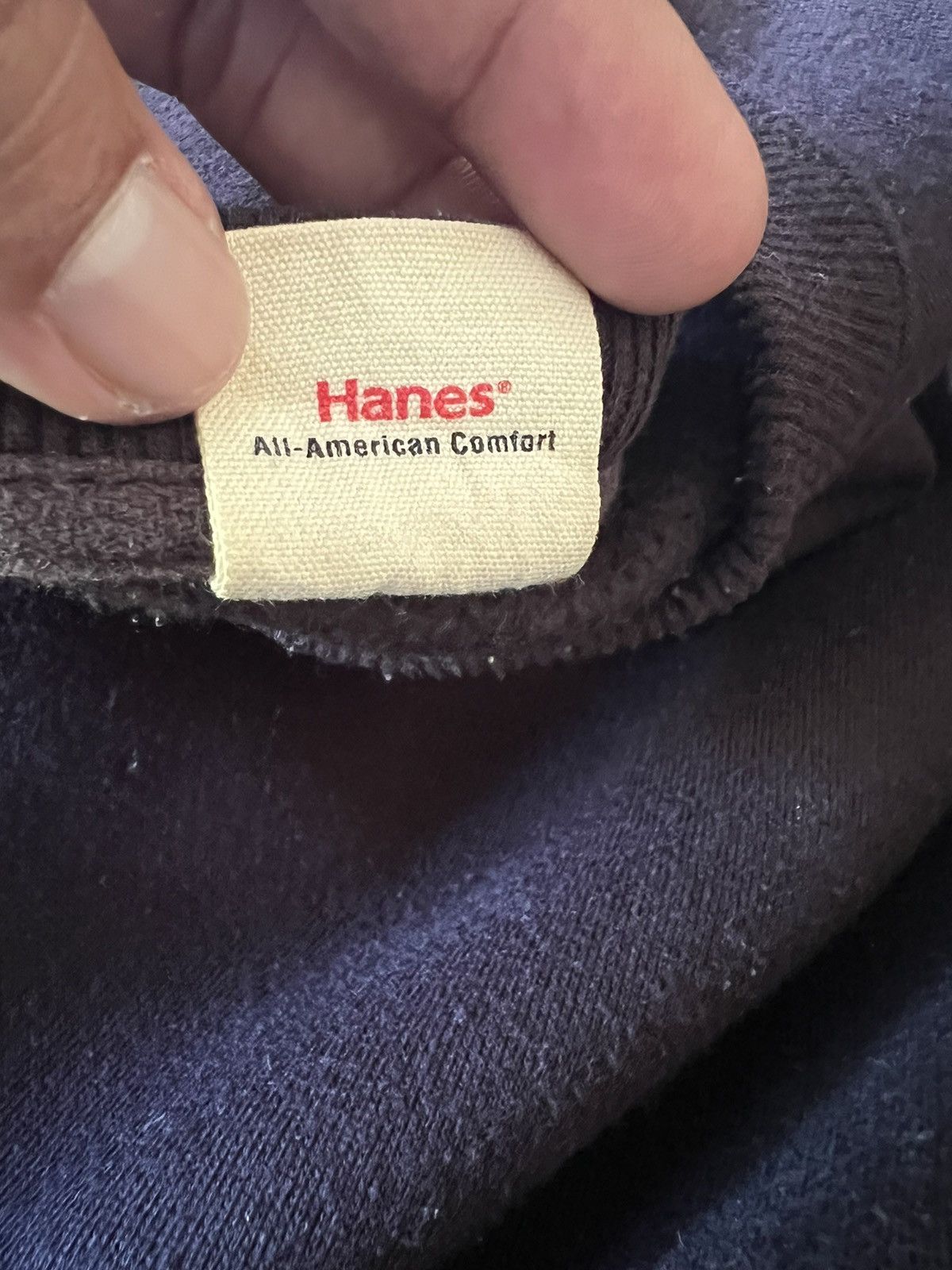 Hanes Vintage Y2K Hanes North Carolina black Sweatshirt Size US XL / EU 56 / 4 - 7 Thumbnail