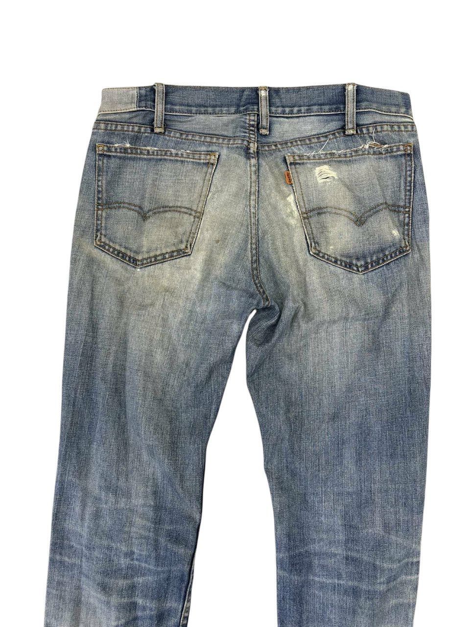 Levi's Distress Levis Vintage Orange Tagg Big E Japan. Size US 32 / EU 48 - 3 Thumbnail