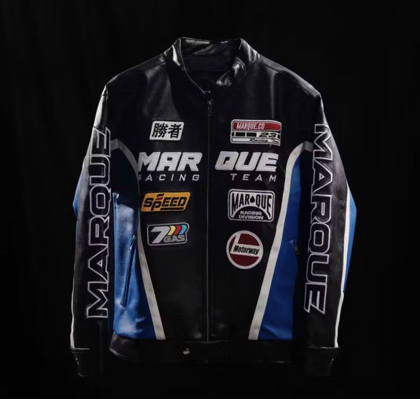 Other marque leather racing jacket streetwear Size US L / EU 52-54 / 3 - 2 Thumbnail