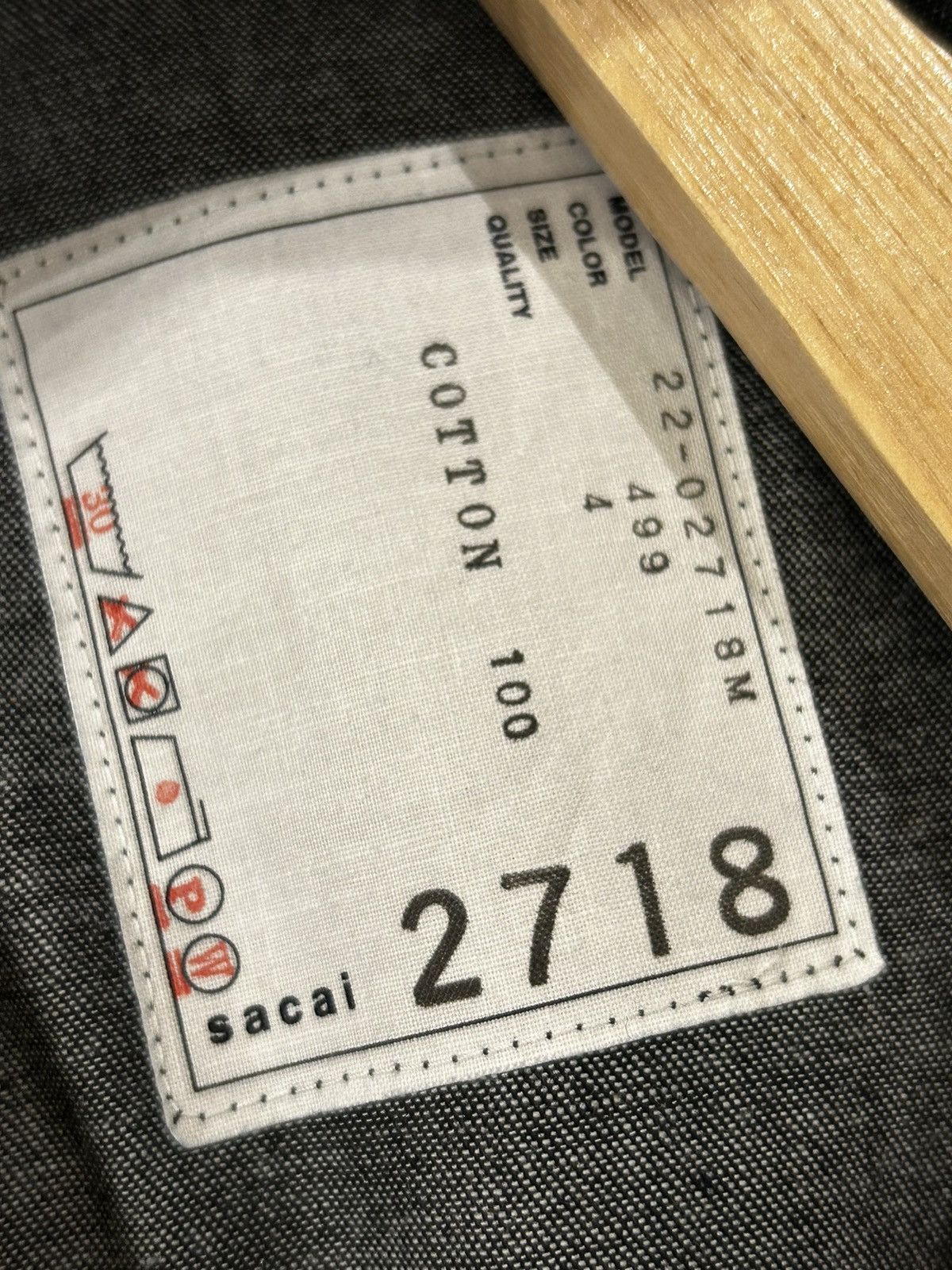 Sacai Sacai Denim Jacket Size US XL / EU 56 / 4 - 3 Thumbnail