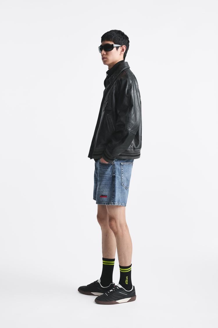 Rhude × Zara RHUDE x Zara NEW Denim Shorts logo size 32 Size US 32 / EU 48 - 9 Thumbnail