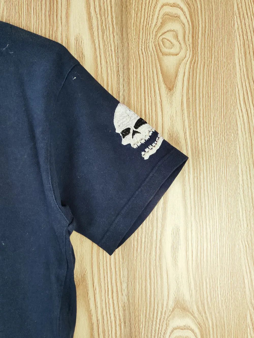 Japanese Brand Saigon Vietnam skull Back Street Crawler Navy Faded #W144 Size US S / EU 44-46 / 1 - 12 Thumbnail