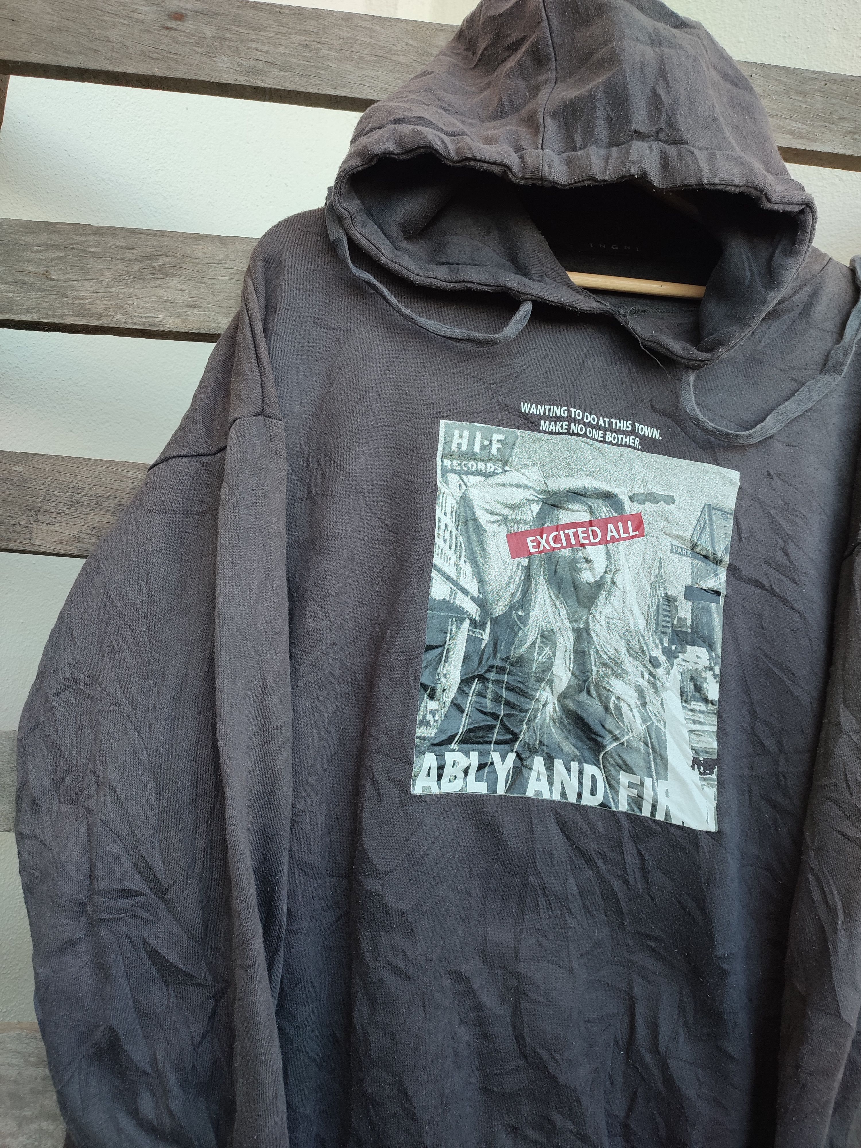 Japanese Brand Japanese Brand INGNI Naked Hoodies Vintage Size US XL / EU 56 / 4 - 4 Thumbnail