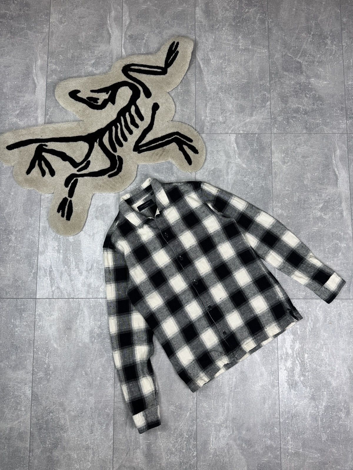 Allsaints Mens Vintage AllSaints ALAMOSA LS SHIRT button up flannel Size US S / EU 44-46 / 1 - 1 Thumbnail