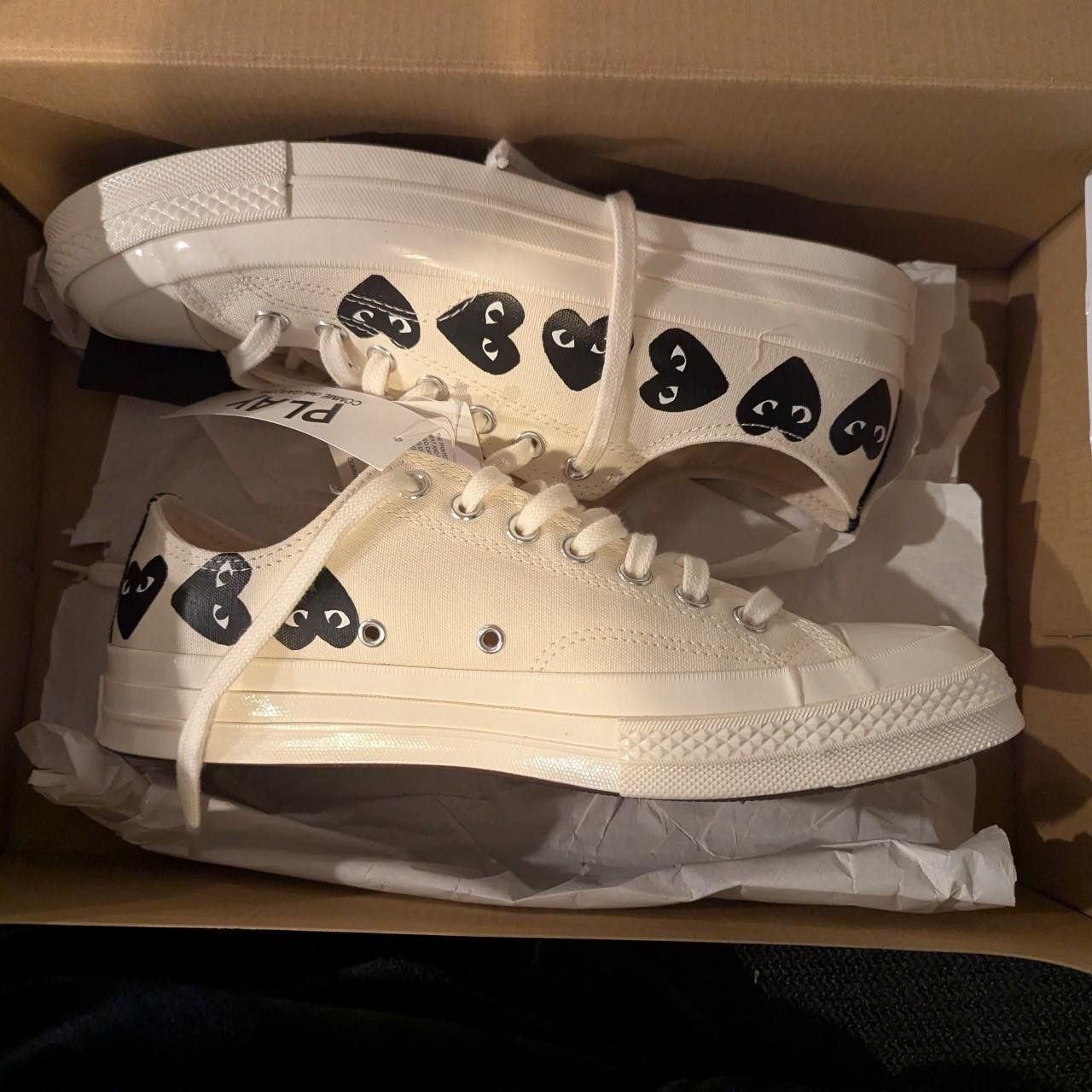 Comme des Garcons Comme des Garçons Play x Converse Chuck 70 Low Multi Heart Size US 10 / EU 43 - 8 Thumbnail