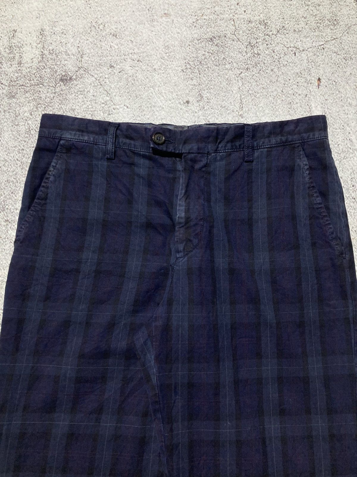Etro 🇮🇹 Etro Made In Italy Casual Tartan Plaid Pants Luxury Size US 30 / EU 46 - 6 Thumbnail