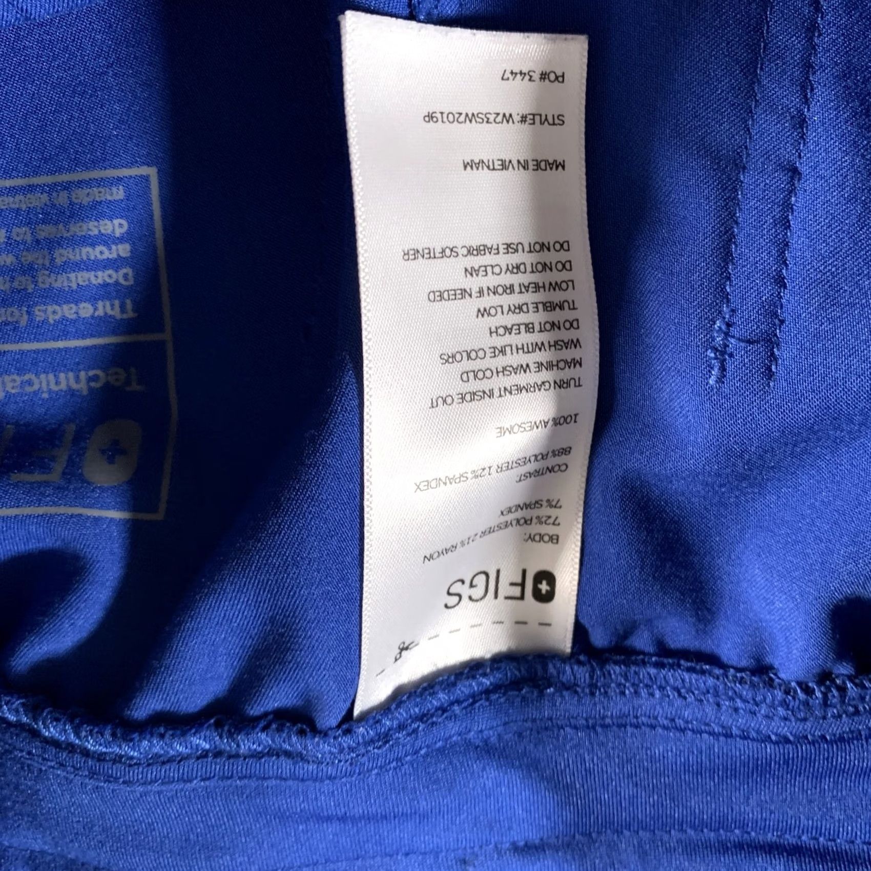 Vintage Figs Technical Collection Pants Mens Small Blue Jogger Workwear Casual Size US 29 - 5 Thumbnail