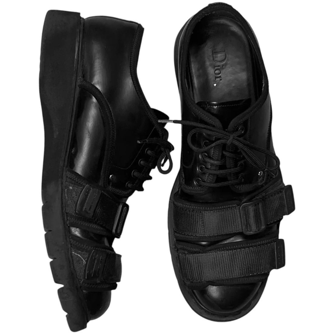 Dior Dior Homme Dual Velcro Strap Derbies - AW17 Size US 9 / EU 42 - 2 Thumbnail