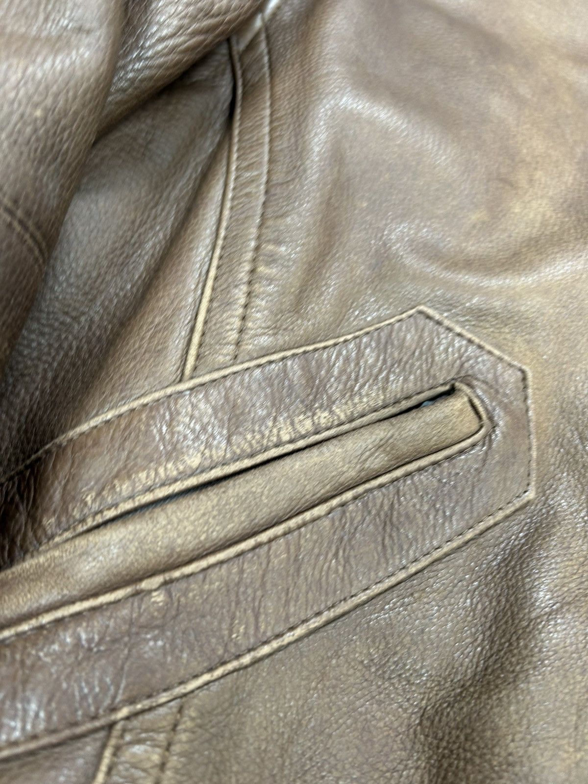 Issey Miyake Vintage Issey Miyake Bomber Leather Jacket. J0128 Size US L / EU 52-54 / 3 - 5 Thumbnail