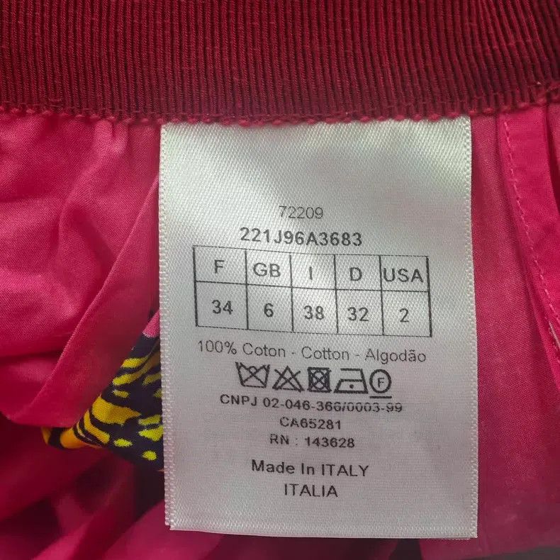 Dior Dior Rose-red holiday-style skirt Size 42" / US 20 - 6 Thumbnail