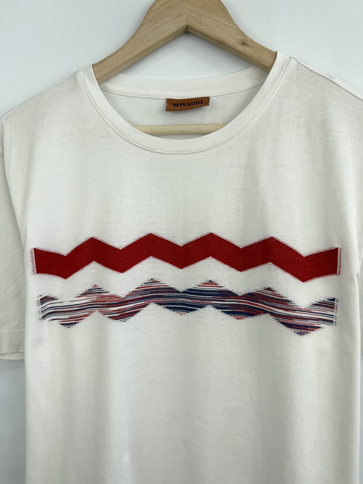 Missoni 🇮🇹 Missoni Luxury Art T-Shirt 2021 Rare Retro Hype Y2K Size US L / EU 52-54 / 3 - 4 Thumbnail