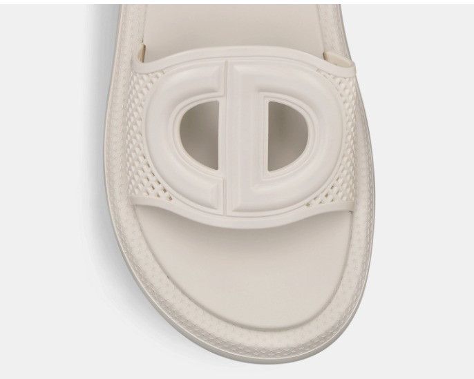 Dior o1w1db10425 KCO050R D-Club Slides in White Size US 12 / IT 42 - 5 Thumbnail