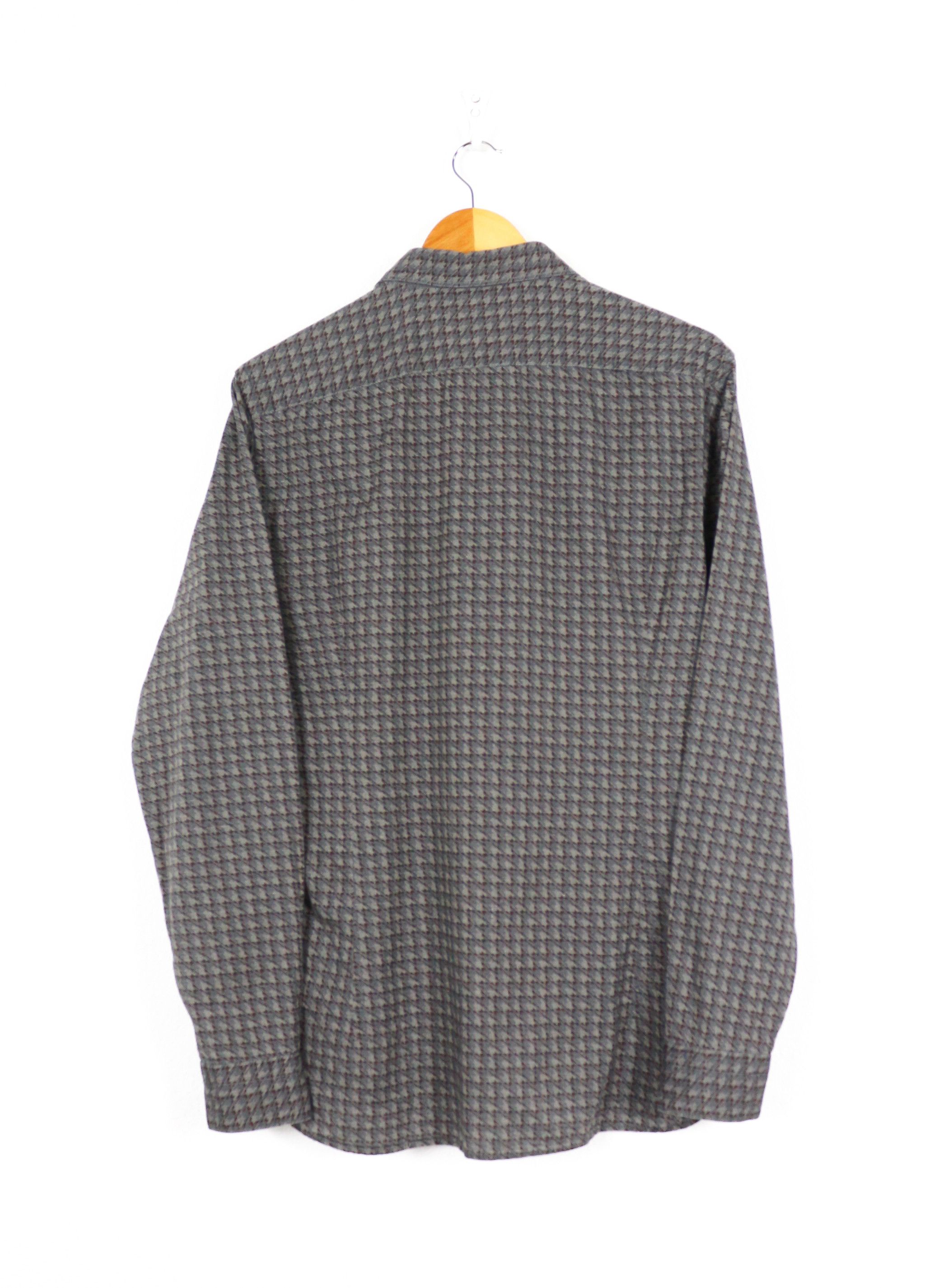 Tintoria Mattei Tintoria Mattei 954 Houndstooth Printed Knit Shirt Size US L / EU 52-54 / 3 - 8 Thumbnail