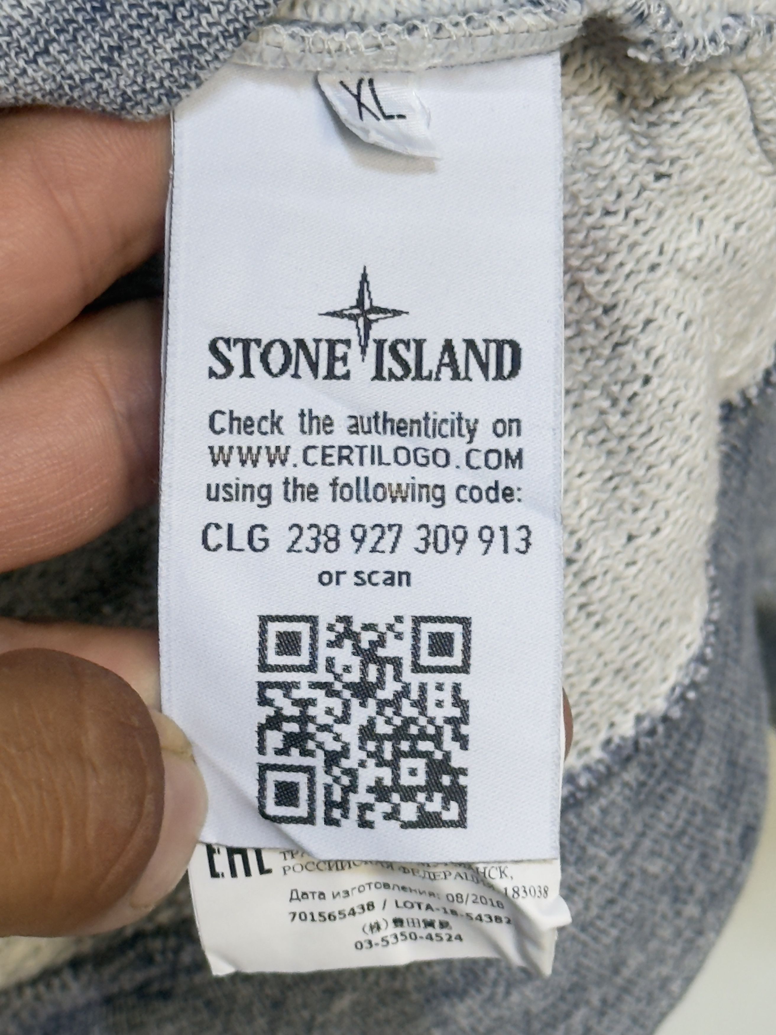 Stone Island 🔥 stone island biglogo sweatshirt hooded xl size Size US XL / EU 56 / 4 - 11 Thumbnail