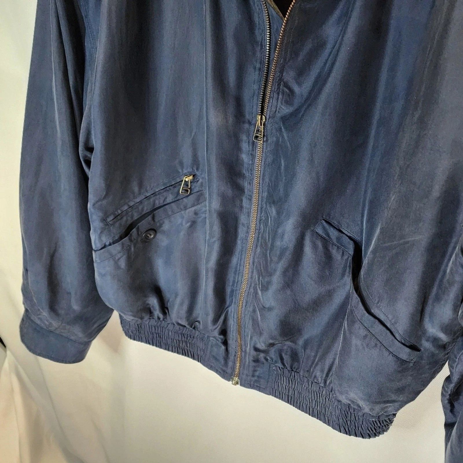 Members Only 80s Members Only Studio Concepts Silk Bomber Jacket Size US L / EU 52-54 / 3 - 10 Thumbnail
