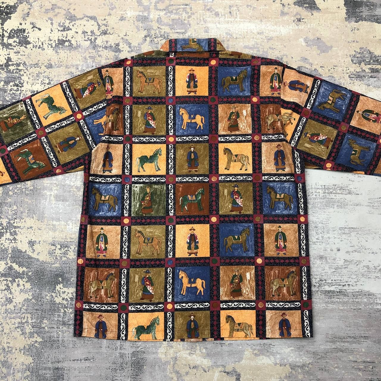 Japanese Brand T101 VTG FULLPRINT FIEL-LORD TOKYO SHIRTS Size US L / EU 52-54 / 3 - 2 Thumbnail