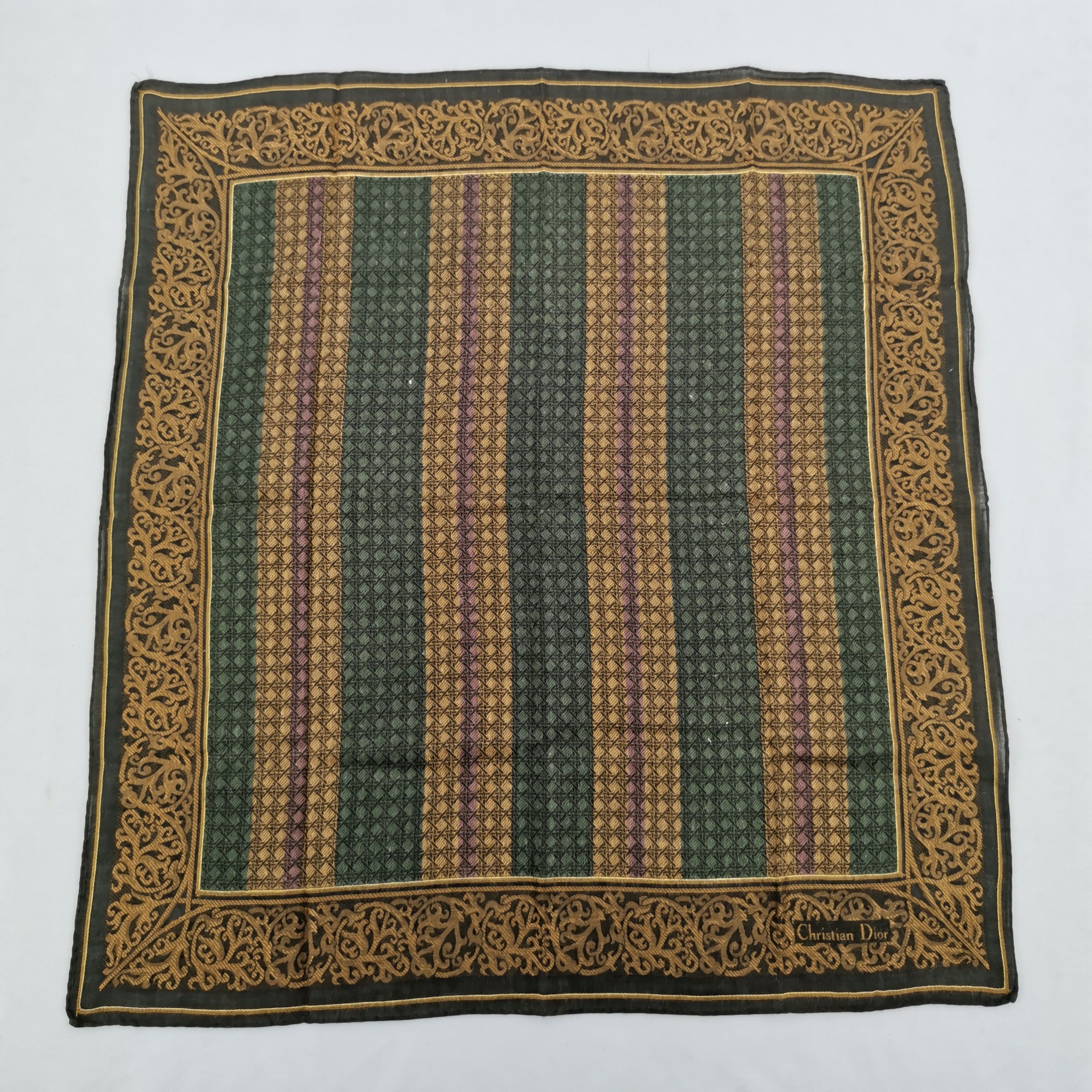Japanese Brand × Vintage Vintage Christian DIOR Handkerchief Neckerchief Bandana Size ONE SIZE - 2 Thumbnail