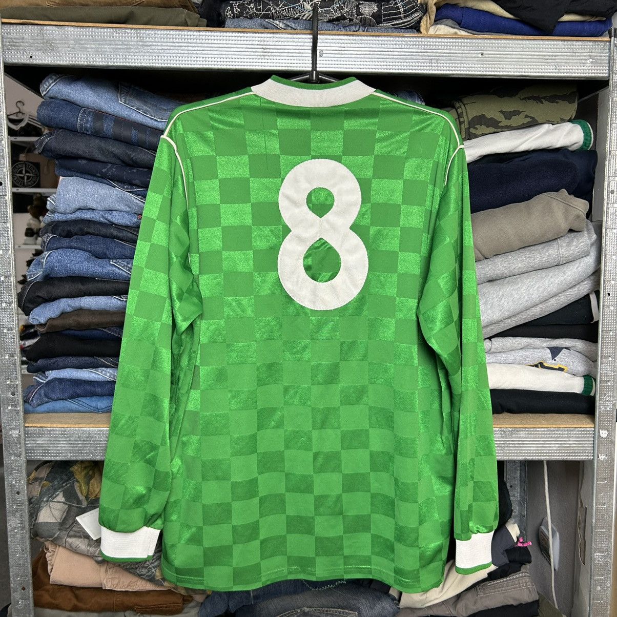 Umbro Vintage Umbro 90’s Number 8 player soccer longsleeve jersey Size US L / EU 52-54 / 3 - 12 Thumbnail