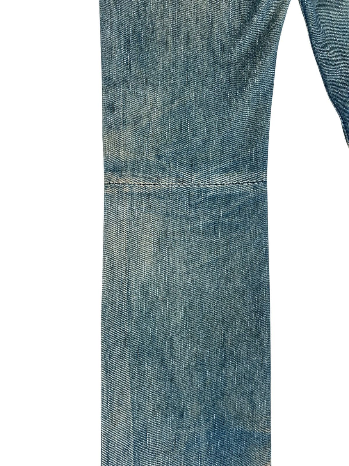 Levi's 2004 Levi’s Red Dirty Mud Stains Denim Patchwork Jeans Thick Size US 29 - 16 Thumbnail