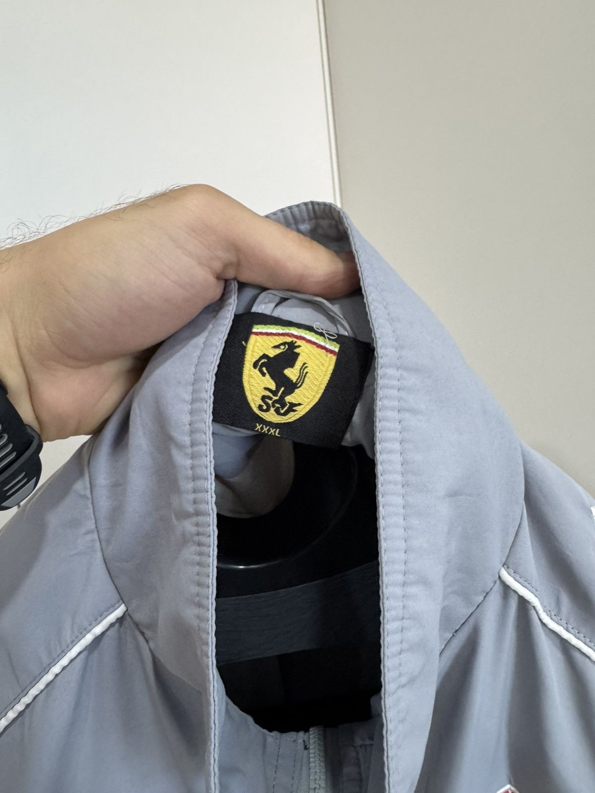 Vintage Vintage Ferrari jacket racing Gray rare size XL-XXL Size US XL / EU 56 / 4 - 4 Thumbnail