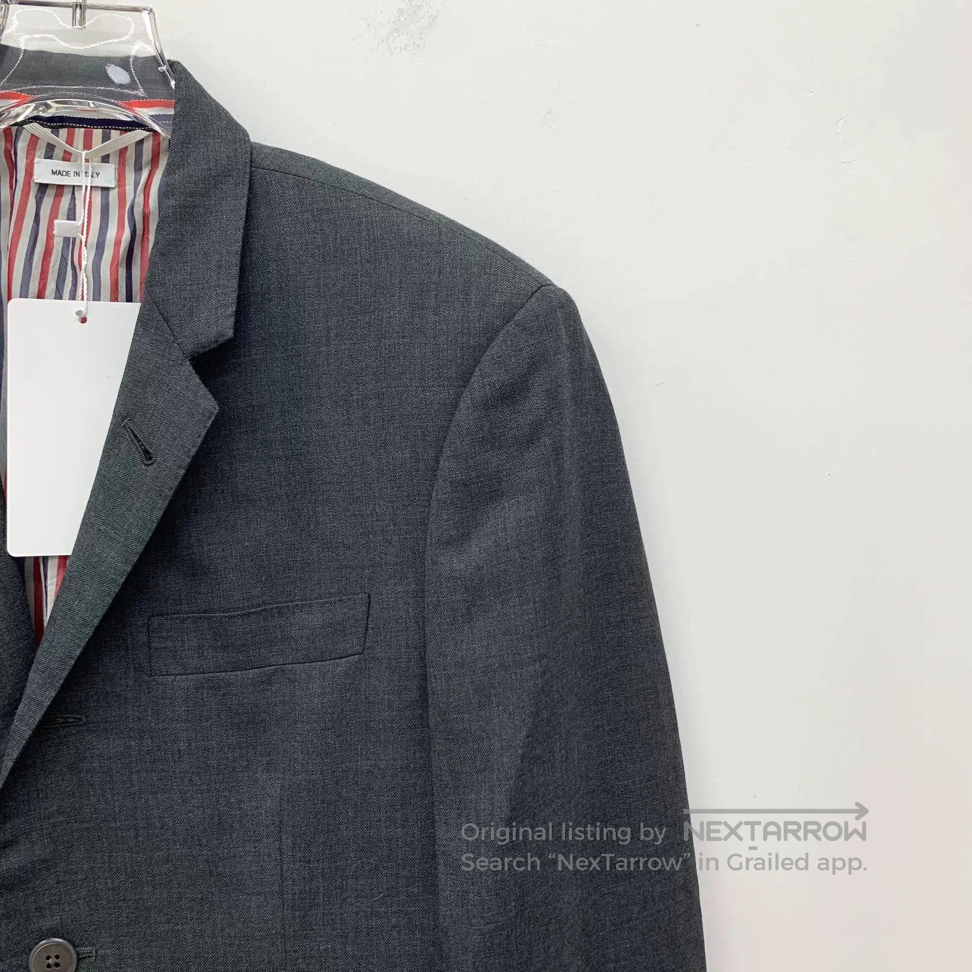Thom Browne thom browne gray wool single. Size US S / EU 44-46 / 1 - 3 Thumbnail