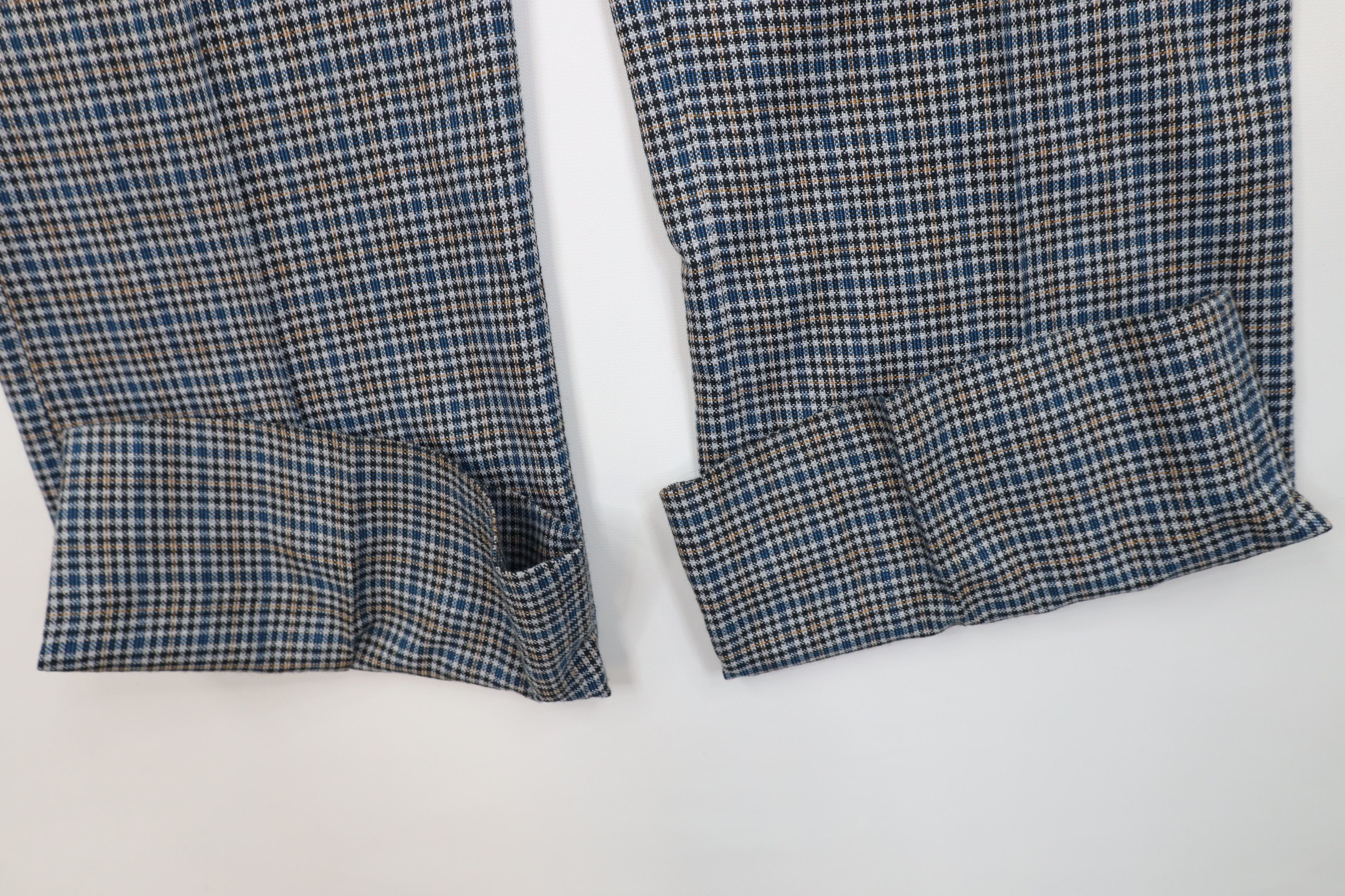 Vintage Vintage 60s 70s Streetwear Bell Bottoms Pants Plaid USA Size US 34 / EU 50 - 5 Thumbnail