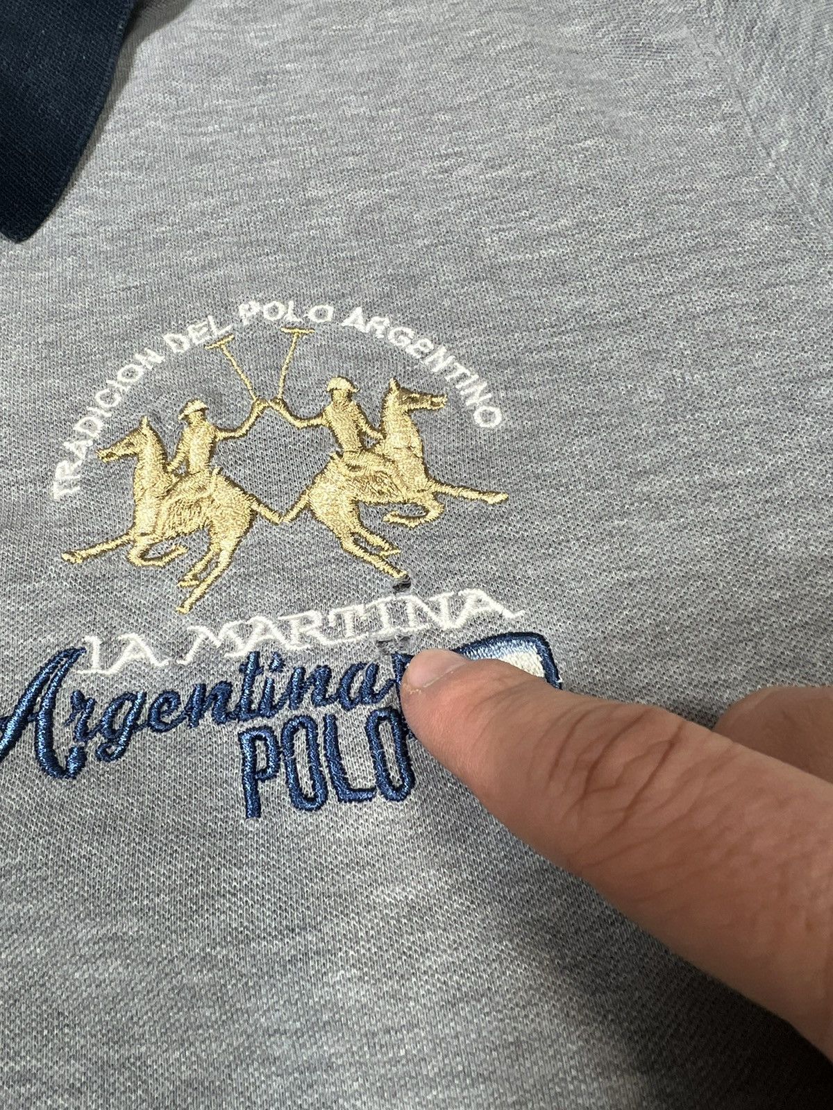 Vintage Vintage La Martina Argentina Polo Team Tee Size US XL / EU 56 / 4 - 5 Thumbnail