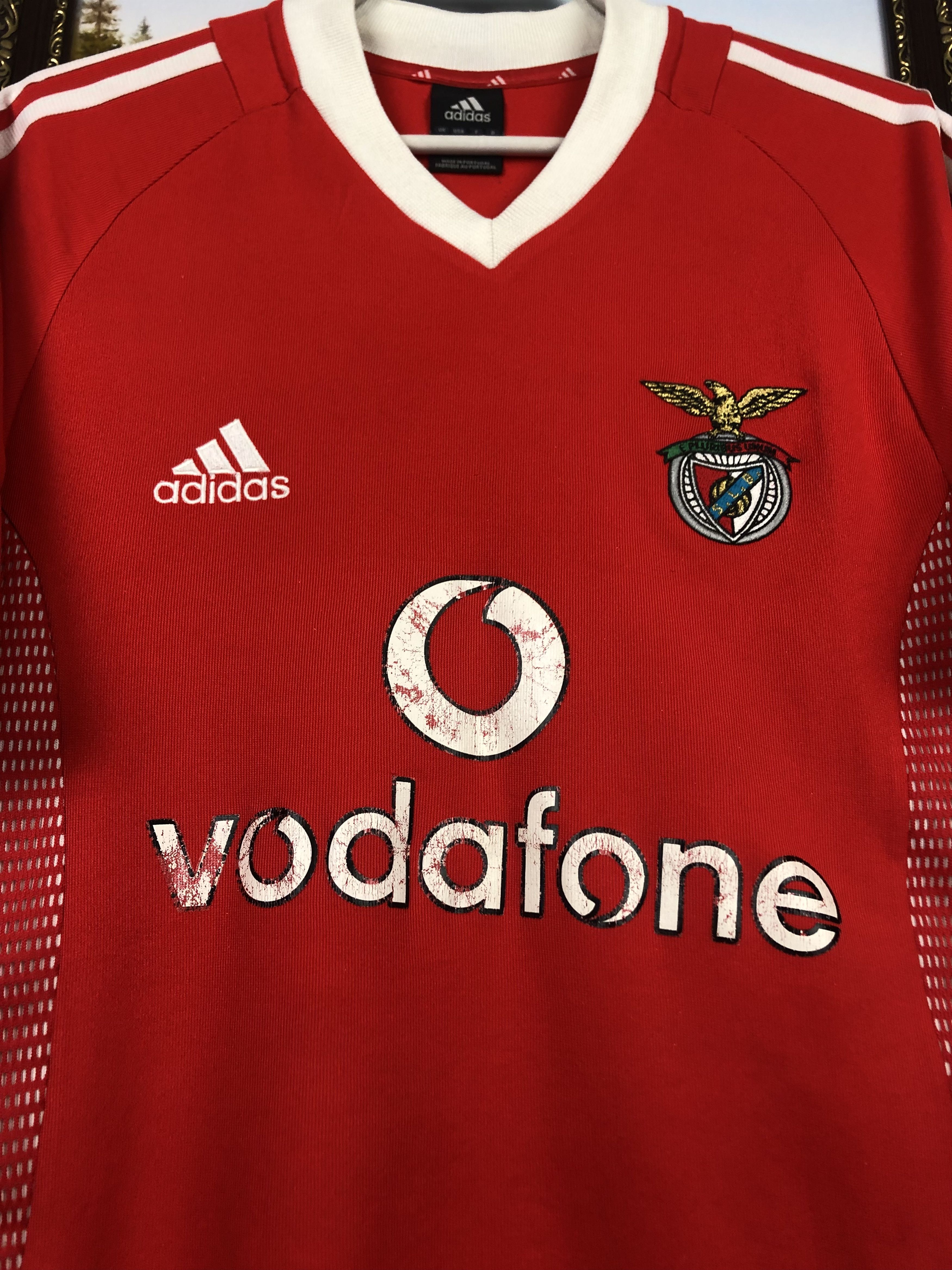Adidas Benfica Home football shirt 2002 Soccer Adidas Jersey Size US S / EU 44-46 / 1 - 3 Thumbnail