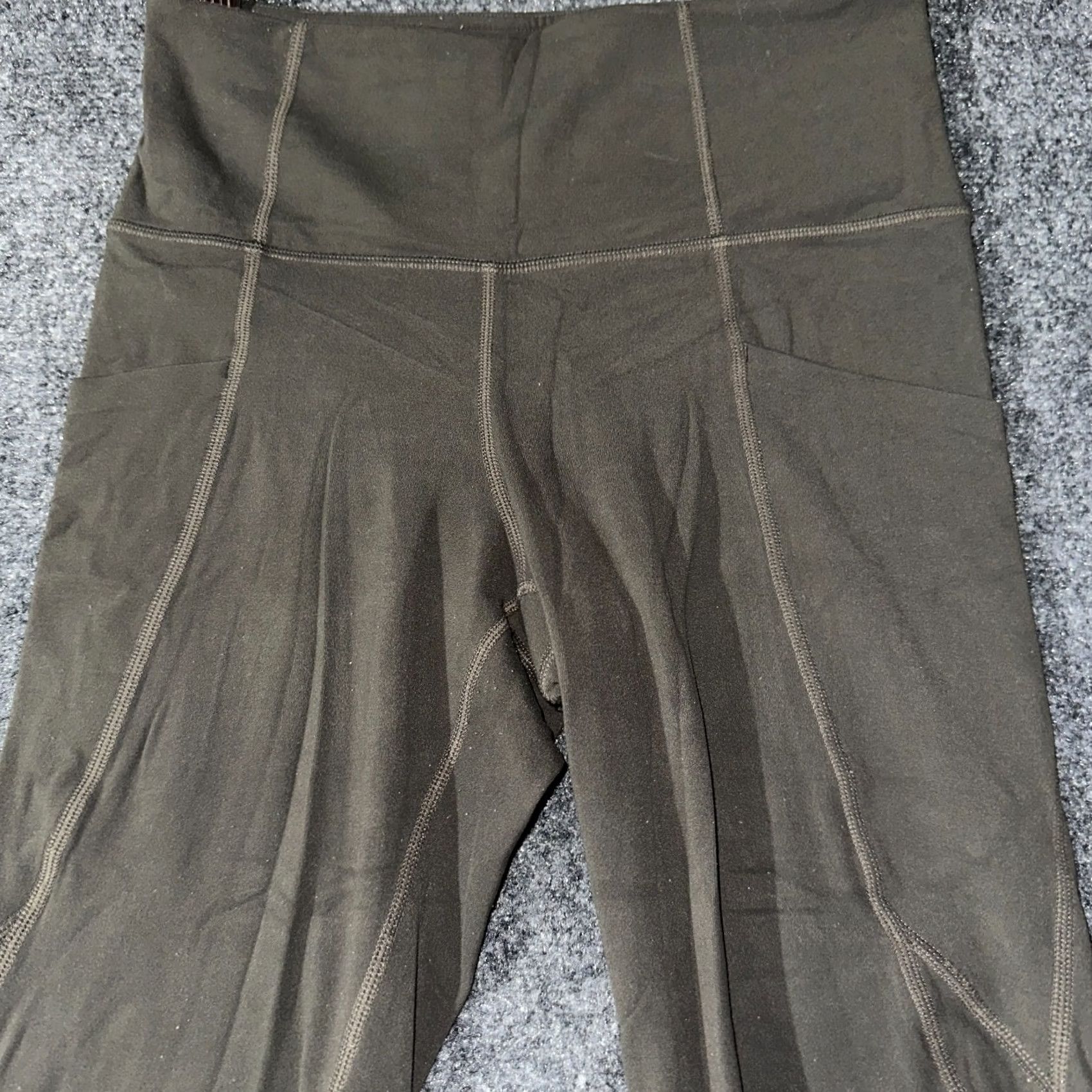 Athleta Athleta Shirt Womens XS Green Salutation Stash Pocket Compression Pants Yoga Skinny Inseam 28 Size 42" / US 20 - 3 Thumbnail