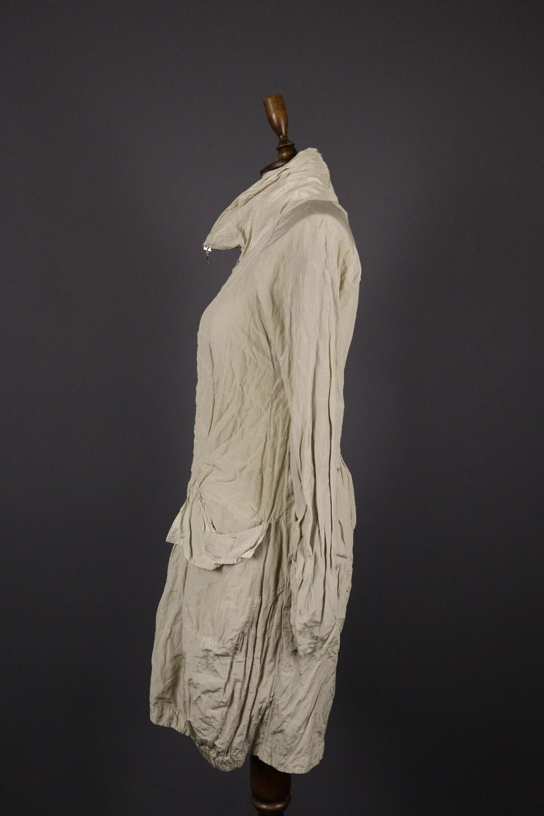 Transit Transit Par Such TR-900 Beige Metal Coat Jacket Size 1 Size M / US 6-8 / IT 42-44 - 4 Thumbnail