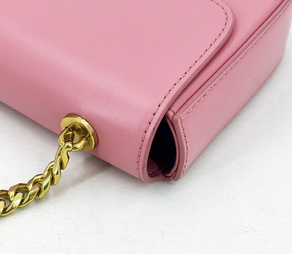 Celine CELINE Triomphe shoulder gold chain pink bag Size ONE SIZE - 11 Thumbnail