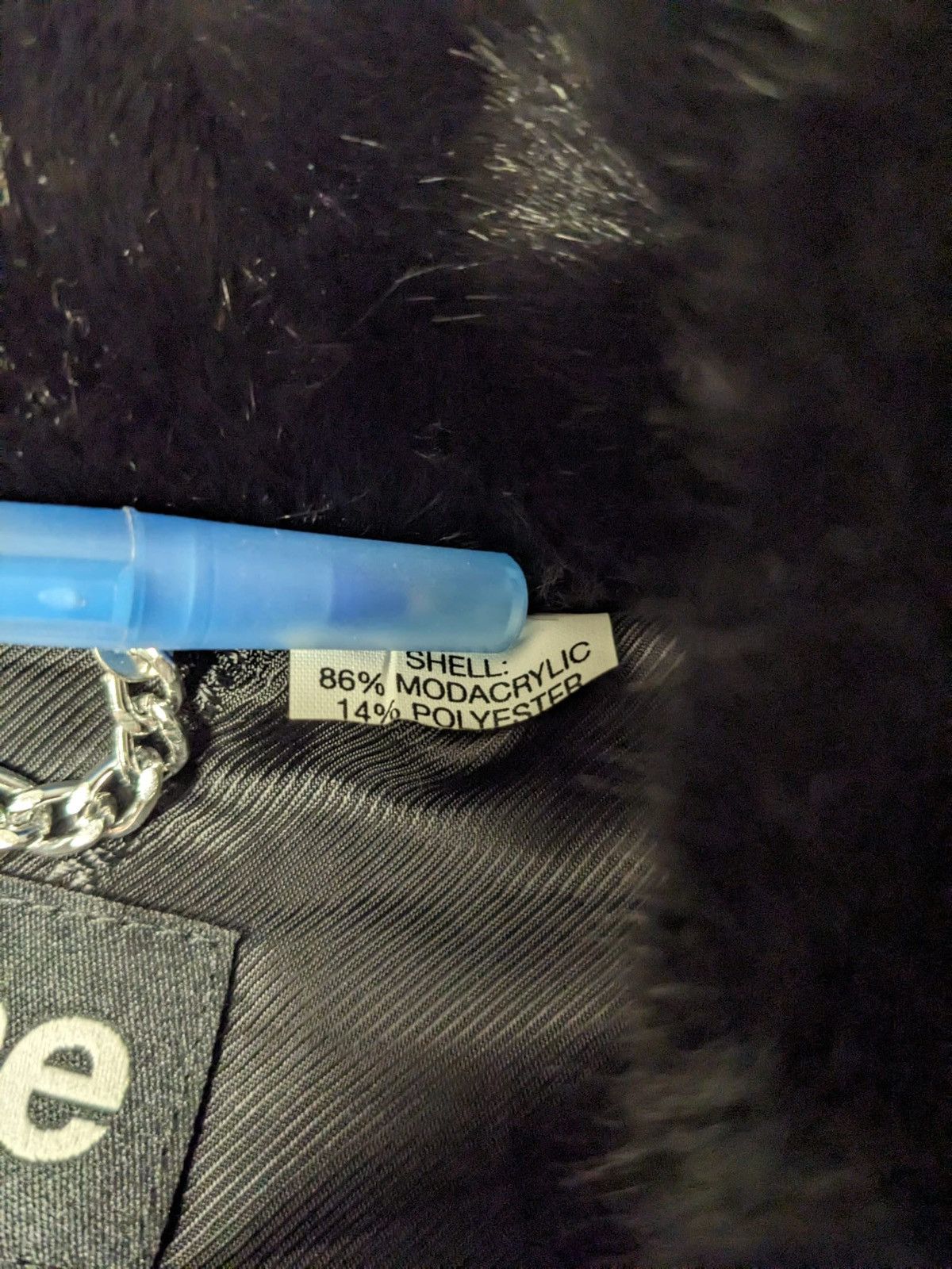 Supreme SS17 SUPREME FAUX FUR BOMBER JACKET BLACK SIZE L LARGE 2017 Size US L / EU 52-54 / 3 - 8 Thumbnail
