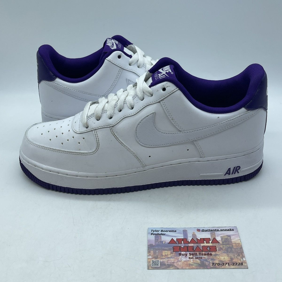 Nike Air Force 1 low voltage purple Size US 10 / EU 43 - 1 Thumbnail