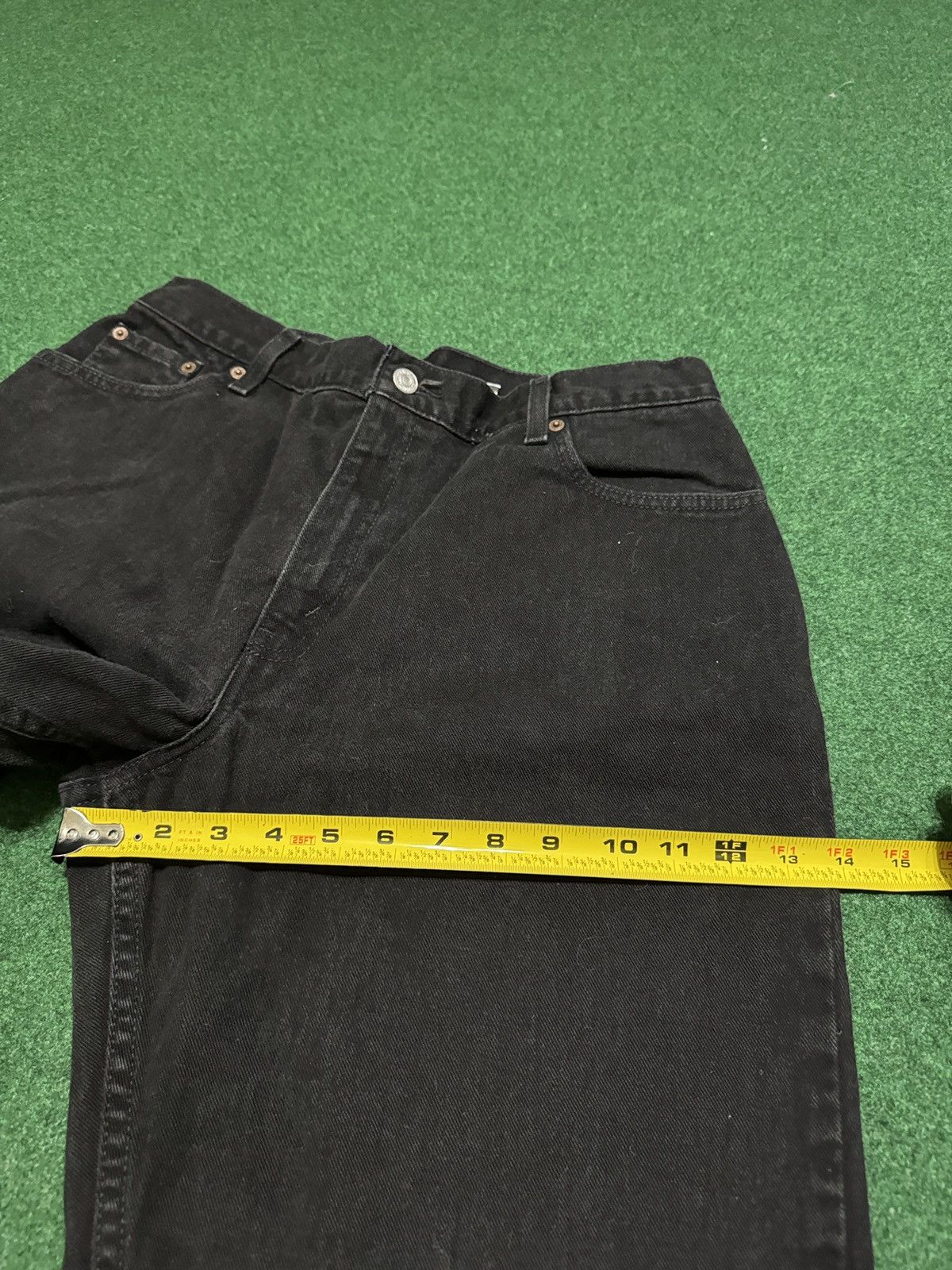 Levi's Vintage Clothing Vintage Levi’s 550 Relaxed 16 Black Dark Denim 34x30 Jeans Size 38" / US 16 / IT 52 - 10 Thumbnail