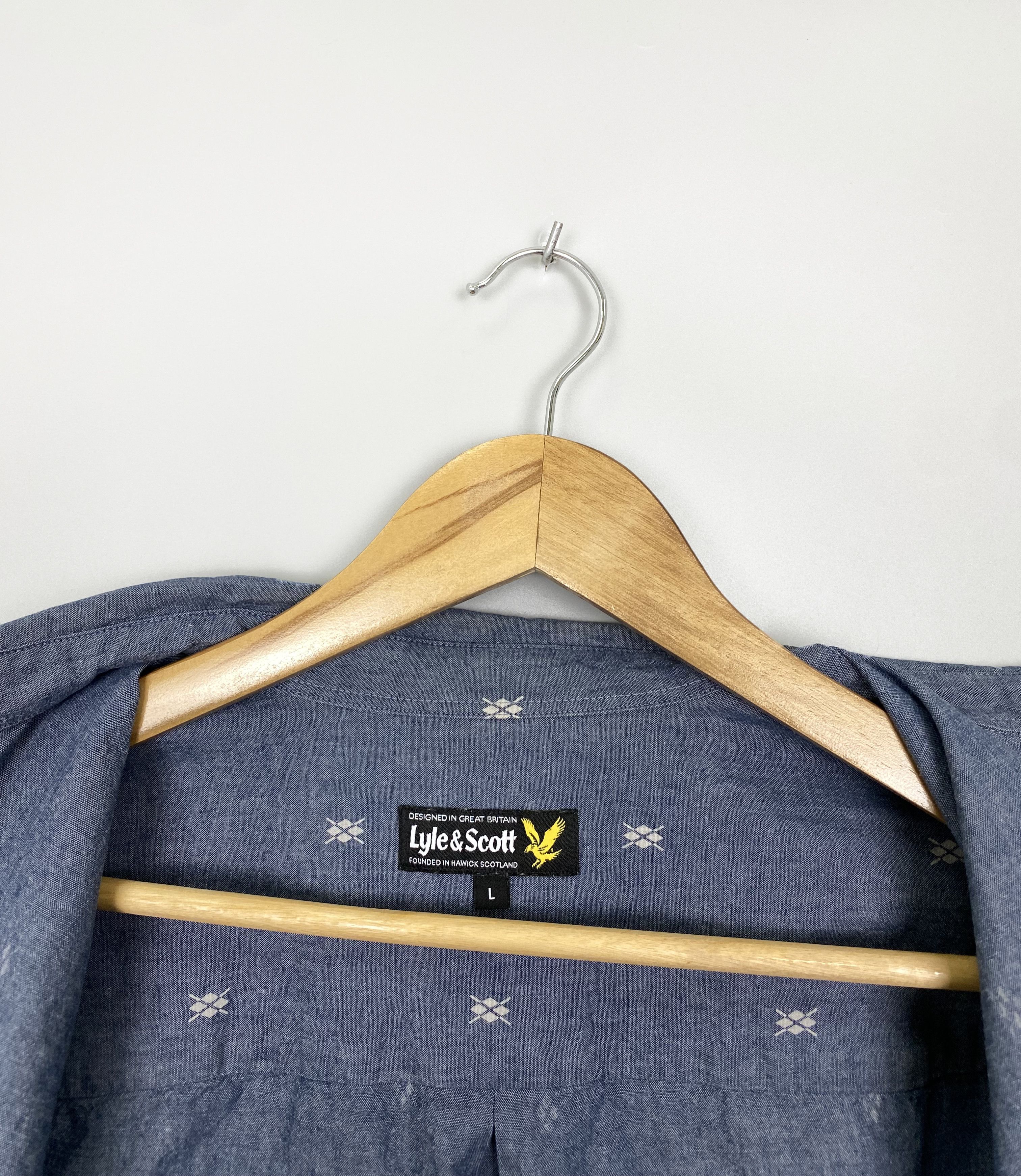 Lyle & Scott Lyle Scott Button Ups Shirt Size US L / EU 52-54 / 3 - 6 Thumbnail