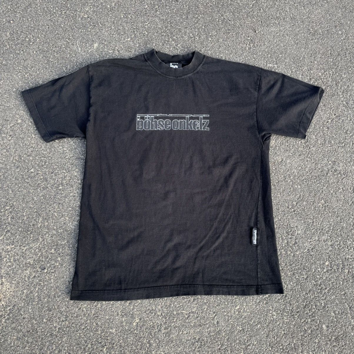 Band Tees 90s BohseOnkelz Vintage Washed Faded Printed Black Metal Tee Size US L / EU 52-54 / 3 - 3 Thumbnail