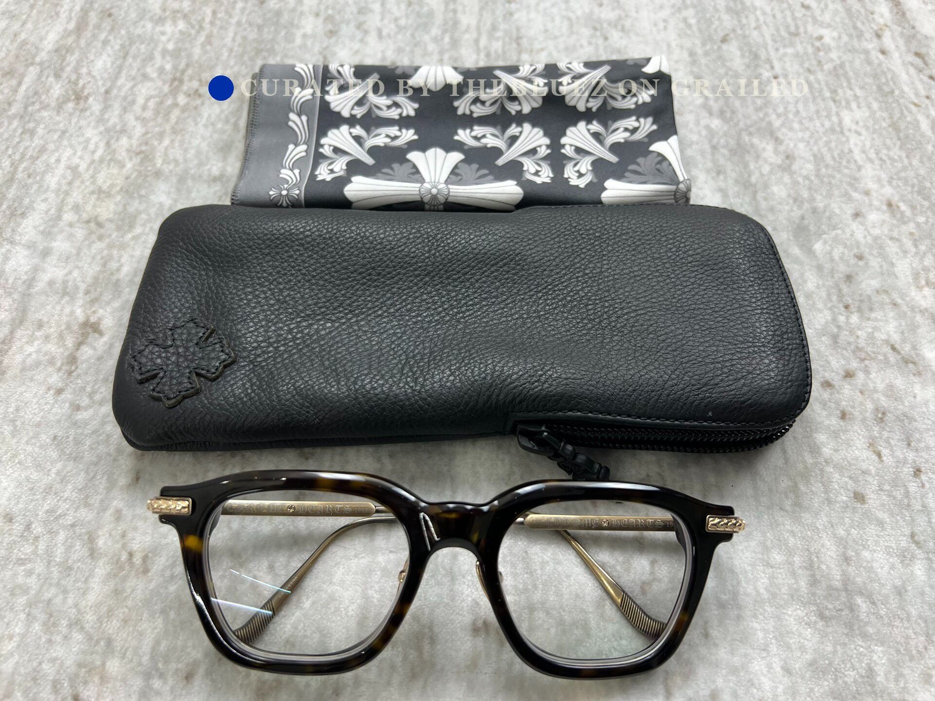 Chrome Hearts Chrome Hearts Cross Pattern Square Scarf Size ONE SIZE - 1 Thumbnail
