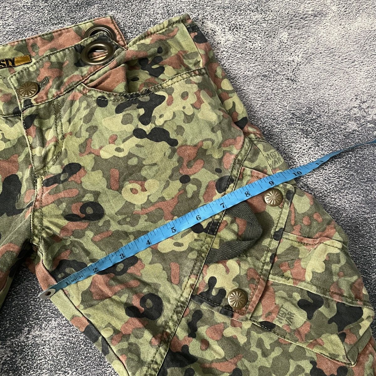 If Six Was Nine SLY camo japanese style y2k punk multi pocket short pants Size US 31 - 15 Thumbnail