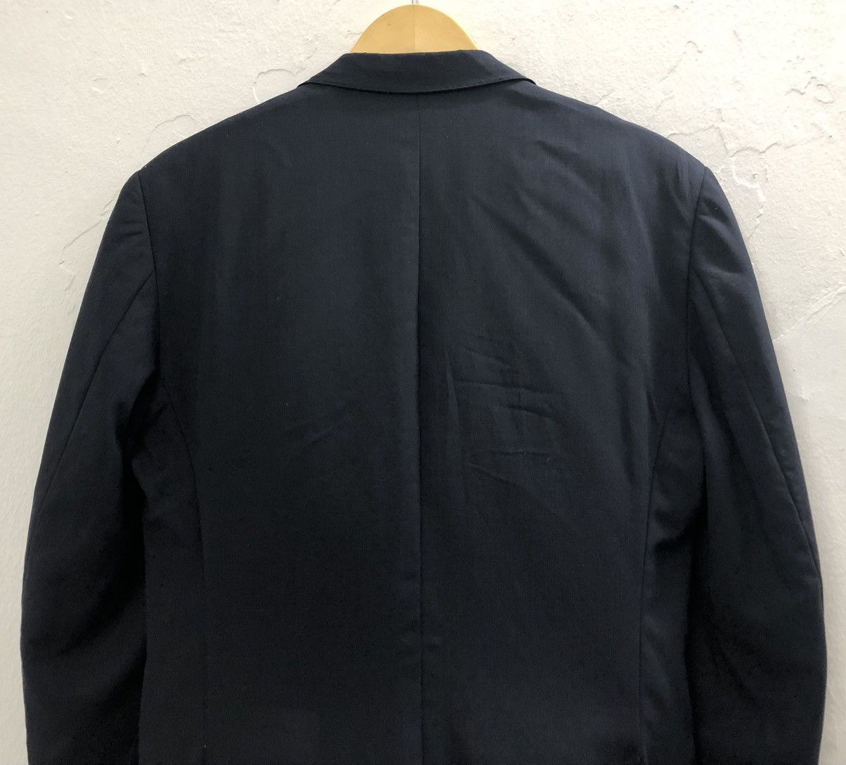 Givenchy Vintage MONSIEUR by GIVENCHY Classic Navy Wool Blazer Size US S / EU 44-46 / 1 - 4 Thumbnail