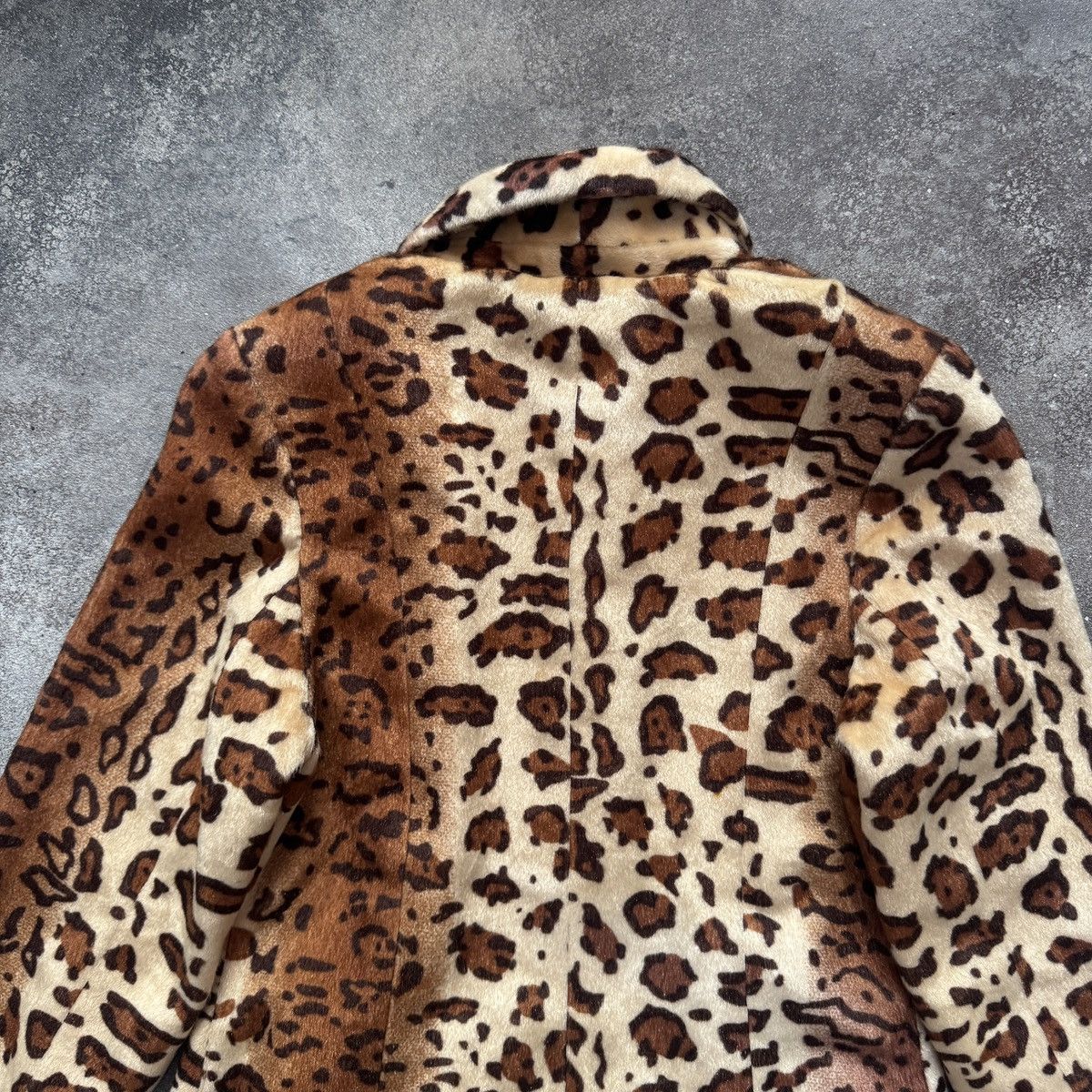 Hysteric Glamour 2000’s Aesthetic Vintage Y2K Leopard Faux Fur Jacket Size M / US 6-8 / IT 42-44 - 11 Thumbnail
