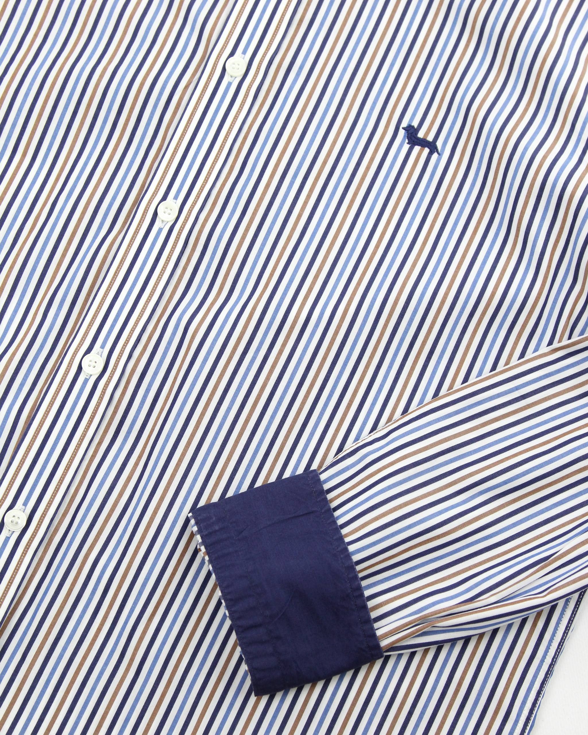 Harmont & Blaine HARMONT&BLAINE Striped shirt with logo Size US XL / EU 56 / 4 - 9 Thumbnail