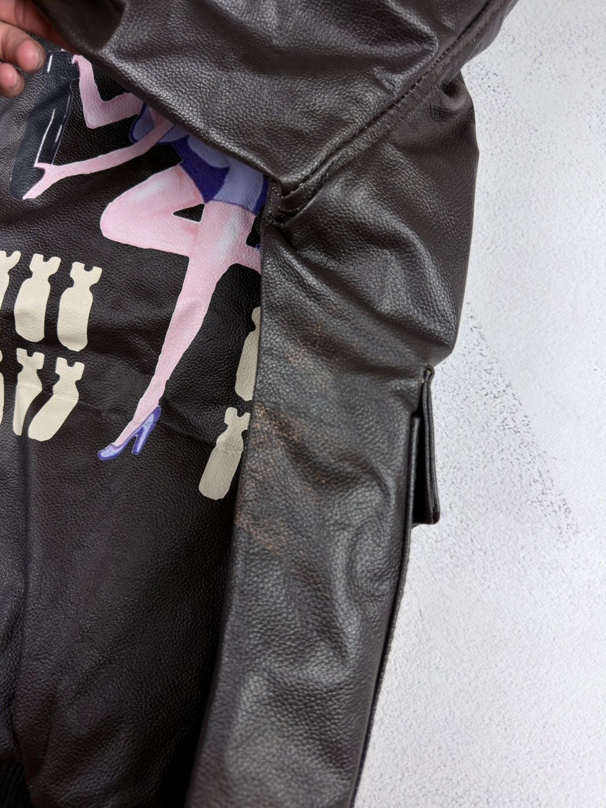 Vintage Chris Redfield Resident Evil Jacket A2 Flight Brown Bomber Size US XXL / EU 58 / 5 - 12 Thumbnail