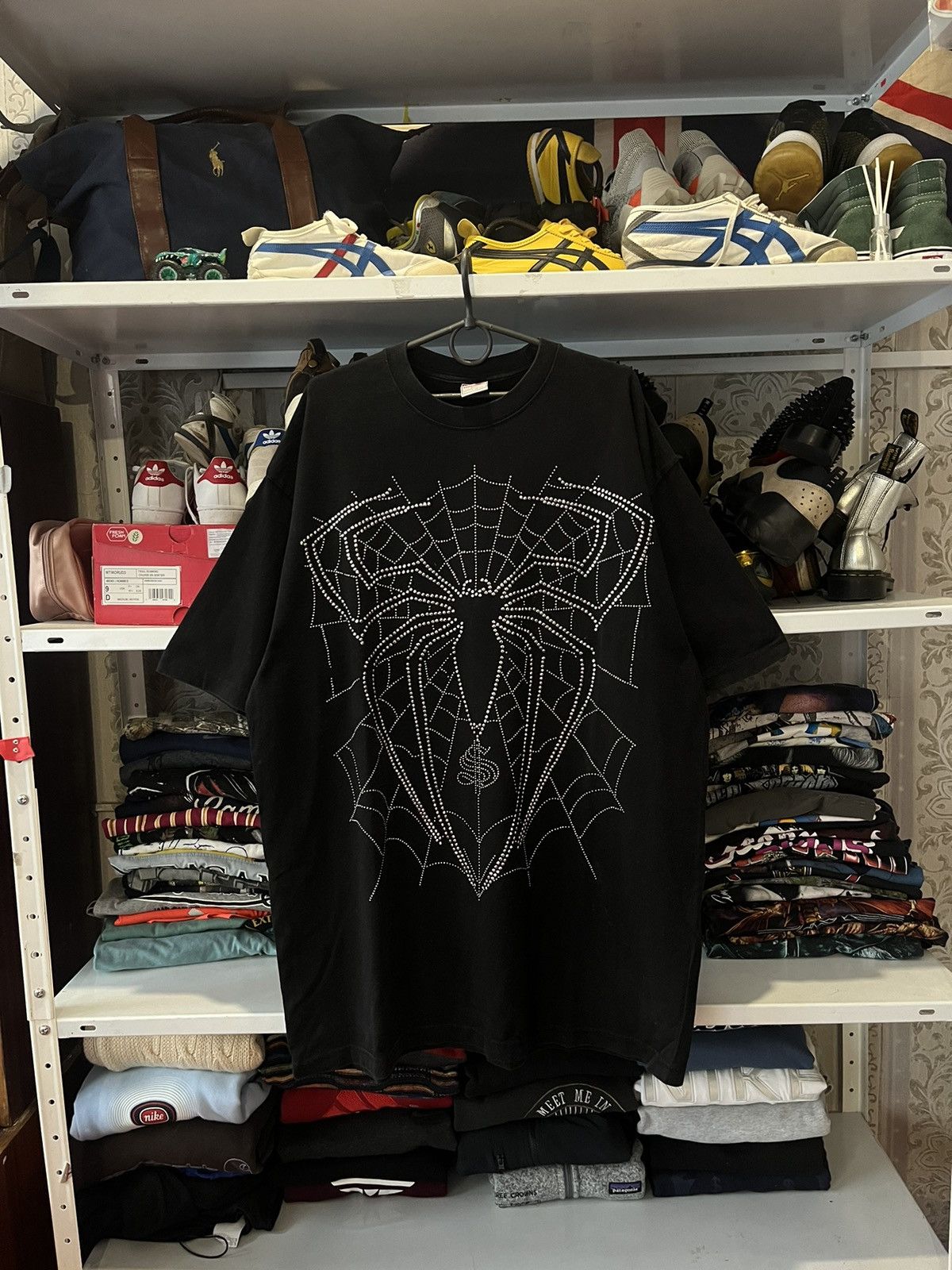 Vintage Rare Vintage Spider Big Logo T Shirt Y2K Size US XXL / EU 58 / 5 - 1 Thumbnail