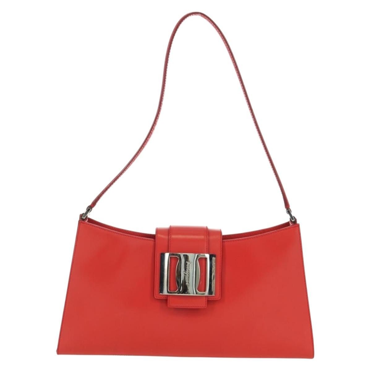Salvatore Ferragamo Salvatore Ferragamo Vintage Shoulder Bag Leather Size ONE SIZE - 1 Thumbnail