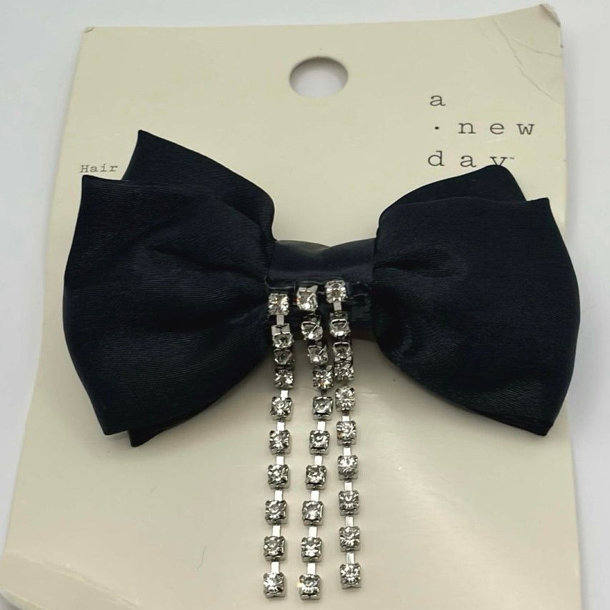 Other Black A New Day Crystal Bow Size ONE SIZE - 1 Thumbnail