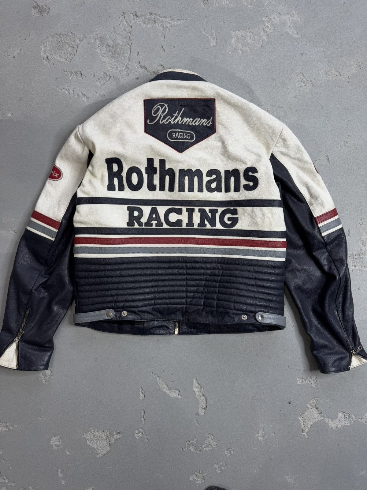 Vintage Suzuki Rothmans Racing Leather Jacket Vintage RARE Size US XL / EU 56 / 4 - 4 Thumbnail