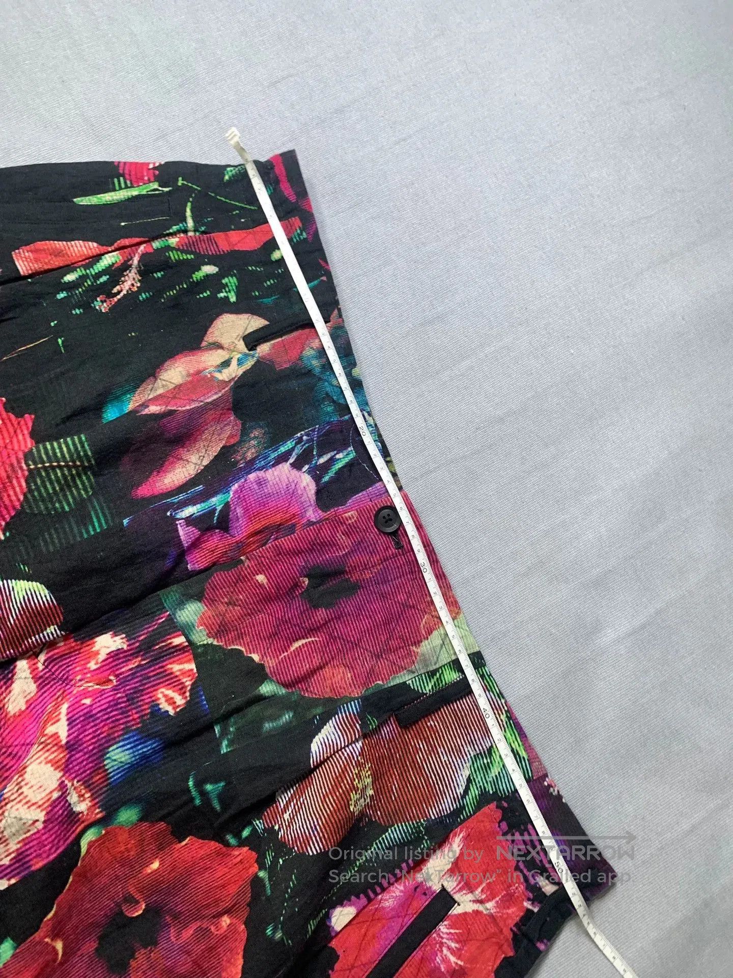 Yohji Yamamoto Yohji Yamamoto 22SS Floral Cropped Pants. Size US 31 - 6 Thumbnail